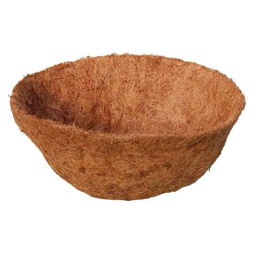 14 Inch Brown Coco Hanging Basket Liner