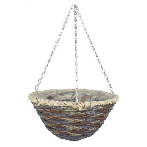 14 Inch Round Tutendo All Weather Hanging Basket