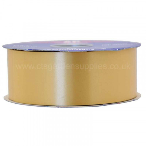 2 Inch Gold Ribbon - 100 Yard Roll