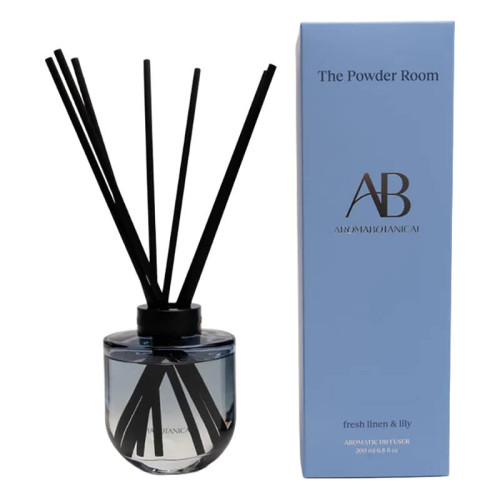 Aromabotanical The Powder Room Fresh Linen and Lily 200ml Diffuser