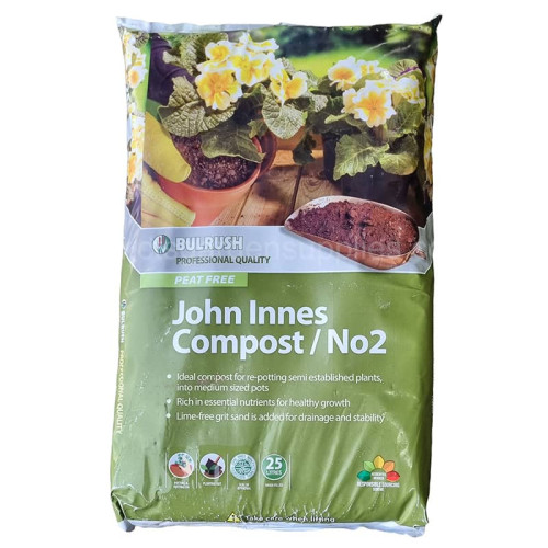 Bulrush Peat Free John Innes No.2 Compost - 25L