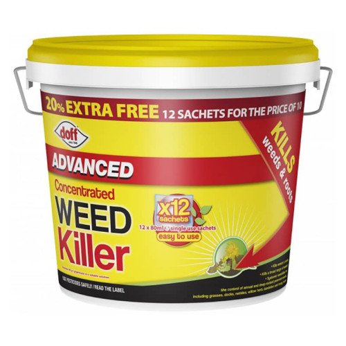 Doff Advanced Concentrated Weedkiller - 12 x 80ml Sachets