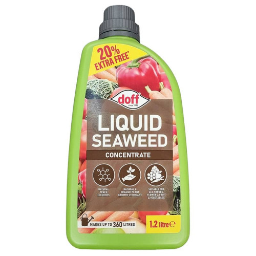 Doff Liquid Seaweed Concentrate Multi-Purpose Plant Feed 20% extra free - 1.2L