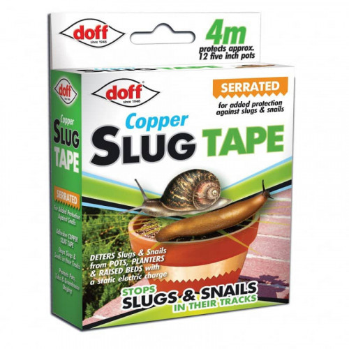 Doff Slug and Snail Adhesive Copper Tape - 4m