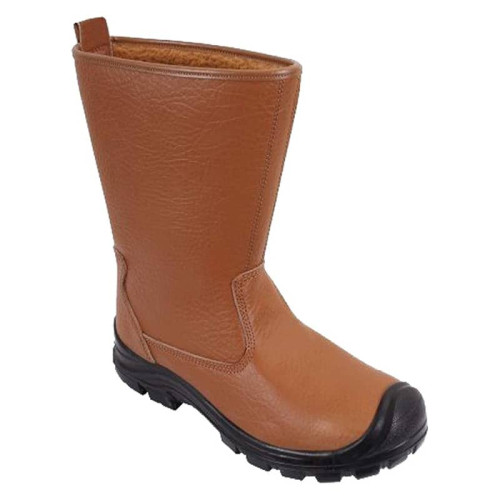 Durus Workwear Steel Toe Cap Safety Protective Fur Lined Rigger Boots - Size 7