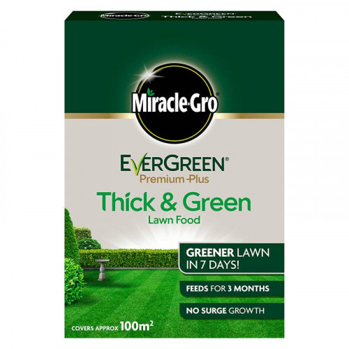 Miracle-Gro Evergreen Premium Plus Thick and Green Lawn Food - 2kg 100m2