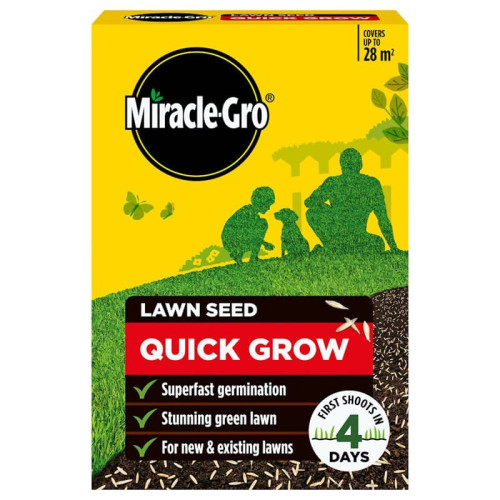 Miracle Gro Quick Grow Lawn Seed - 840g 28m2