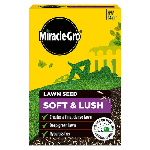 Miracle Gro Evergreen Soft and Lush Lawn Seed - 420g 14m2