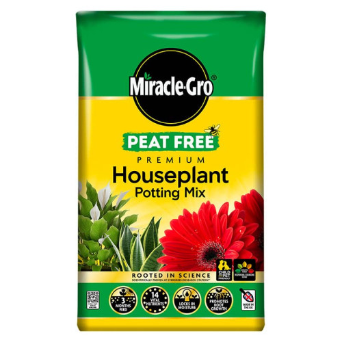 Miracle-Gro Peat Free Premium Houseplant Potting Mix - 20L