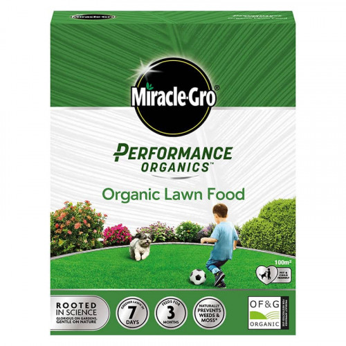 Miracle-Gro Evergreen Performance Organics Lawn Food - 2.5kg 100m2
