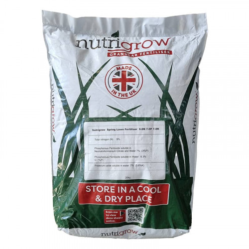 Nutrigrow Spring Lawn 9-7-7 Fertiliser - 20kg
