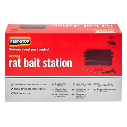 Pest-Stop Lockable Rat Bait Station (Empty)