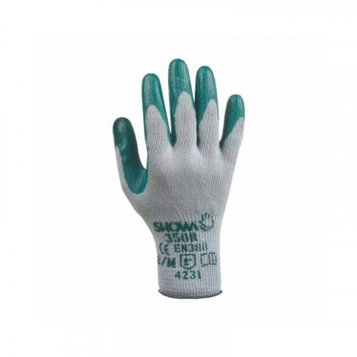 Showa 350R Thornmaster Nitrile Grip Gardening Gloves - Green S