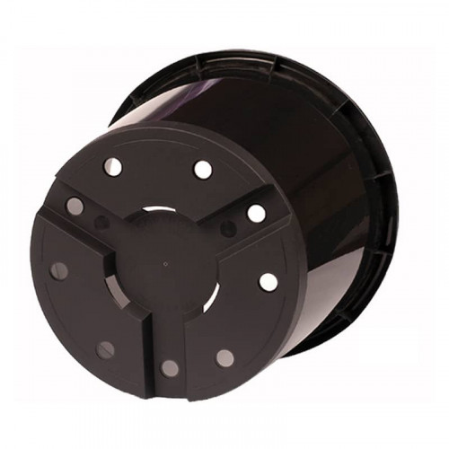 Soparco Large SD Black Plastic Container Pot 33cm x 26cm - 15L