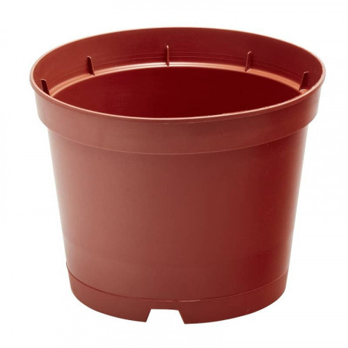 Soparco SMH3 Terracotta Plastic Container Pot 21.1cm x 16.6cm - 4L (Box of 84 pots)