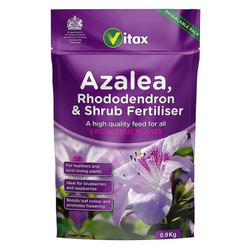 Vitax Azalea, Rhododendron and Shrub Fertiliser - 0.9kg