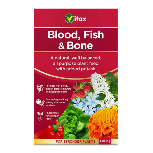 Vitax Blood Fish & Bone Plant Fertiliser - 1.25kg