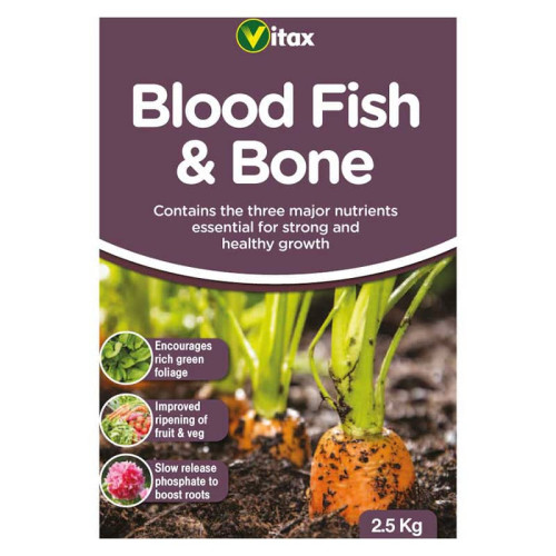 Vitax Blood Fish & Bone Plant Fertiliser - 2.5kg