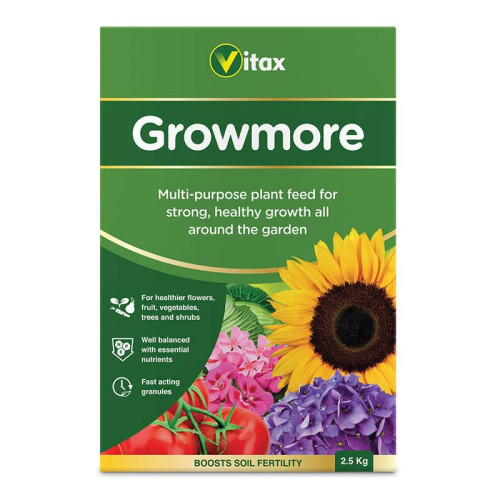Vitax Growmore Garden Fertiliser - 2.5kg