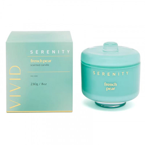 Vivid Serenity French Pear 2 Wick Candle