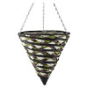 14 Inch Round Akita Cone All Weather Hanging Basket