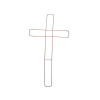 18 Inch Wire Wreath Cross Frame - Pack of 5