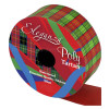 2 Inch Green Tartan Ribbon - 50m Roll