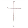24 Inch Wire Wreath Cross Frame - Pack of 5