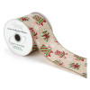 63mm Wired Edge Christmas Shimmering Presents Ribbon - 10 Yard Roll