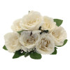 Bunch of 7 Cream Silk Eden Roses