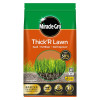 Miracle-Gro Thick'R Lawn Seed, Fertiliser, Soil Improver - 4kg 80m2