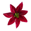 Red Silk Poinsettia Flower - Bag of 100