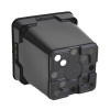 The CS range has a square shape, it allows the optimization of cultivation areas and a logistic gain compared to a round pot of the same volume. Their wide rim facilitates the de-stacking and