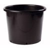 Soparco Large SD Black Plastic Low Container Pot 42.9cm x 29.8cm - 30L