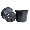 Soparco SX Black Plastic Container Pot 15cm - 1.5L (Net of 117 pots)