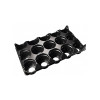 TEKU Pot Tray 53cm x 31.5cm x 9.5cm for 15 of 11cm Tall Round Pots (Box of 70 trays)
