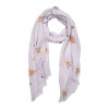 Wrendale Designs Flutterly Fabulous Cow Everyday Scarf - Lilac
