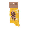 Wrendale Designs Little One Dachshund Socks Ladies Size 4-7 - Mustard