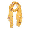 Wrendale Designs Woodlanders Woodland Animal Everyday Scarf - Yellow