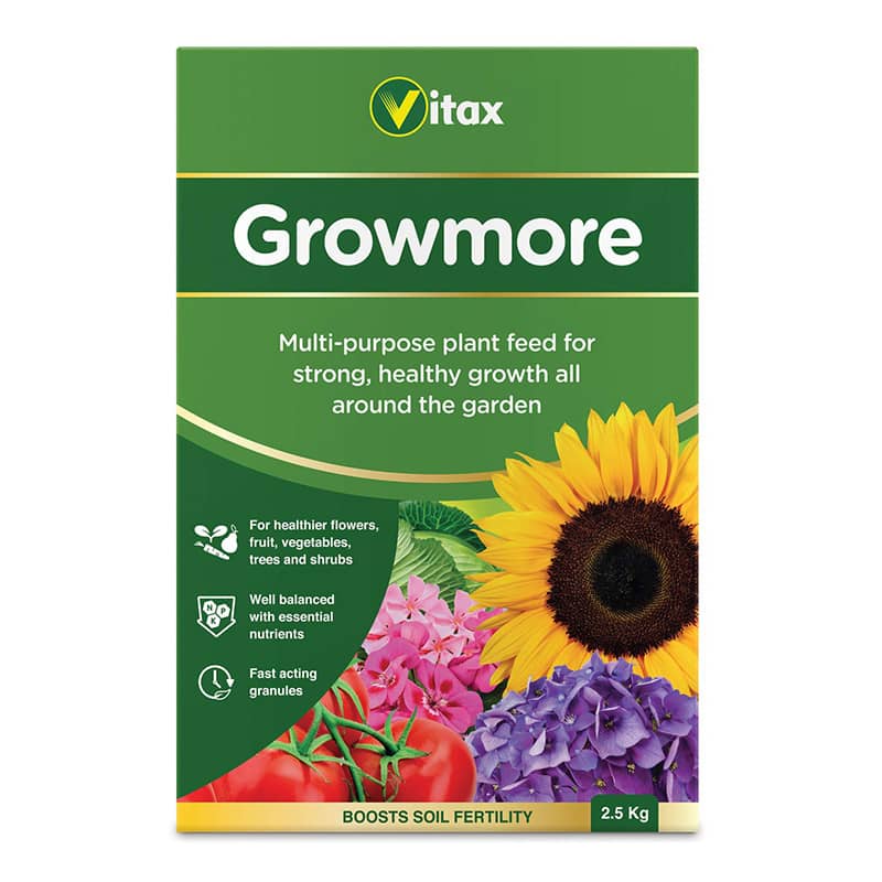 Vitax Growmore Garden Fertiliser 2.5kg