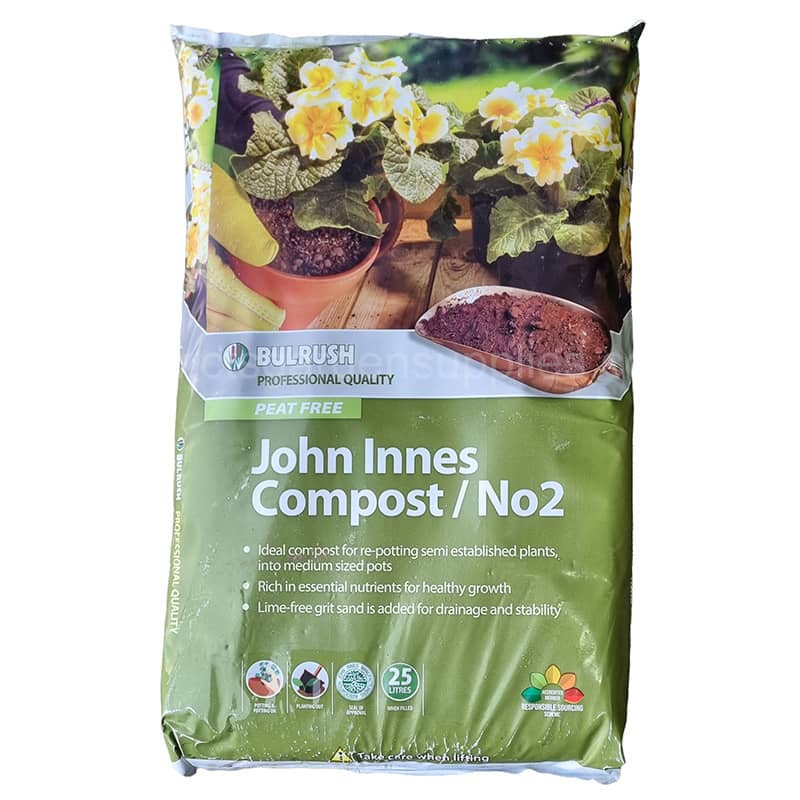 Bulrush Peat Free John Innes No.2 Compost - 25L